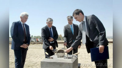 Изрображение 'ВИДЕО: СТАРТ СТРОИТЕЛЬСТВА НОВОГО АВТОЗАВОДА ПОД ДЖИЗАКОМ'