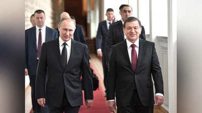 Изрображение 'ПУТИН ПРИНЯЛ ПРИГЛАШЕНИЕ МИРЗИЁЕВА ПОСЕТИТЬ УЗБЕКИСТАН'