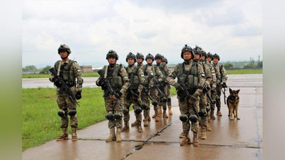 'Qo`shinlar jangovar shayligining ikkinchi kuni “Chirchiq” poligonida o`tdi'ning rasmi