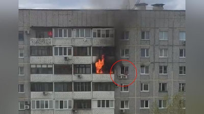 'Samarada sakkiz yoshli bolakay yong`indan qutulib qoldi (Video) 'ning rasmi