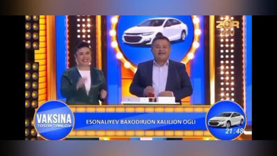 'Эндиликда Ўзбекистон бўйлаб коронавирусга қарши эмланганлар қимматбаҳо буюмлар ютиб олиш имконига эга бўлади'ning rasmi