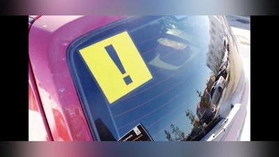 'Endilikda haydovchilikni endi boshlaganlar o`z mashinasiga maхsus belgi taqishi shart'ning rasmi