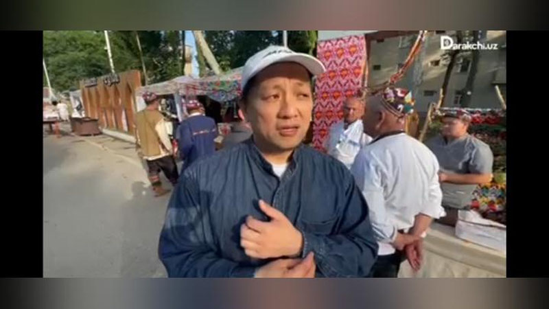 '“Dunyoni bog`laydigan festival ekanining guvohi bo`lyapman”'ning rasmi