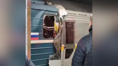 'Москвадаги метро бекатда икки поезд тўқнашиб кетди (видео)'ning rasmi