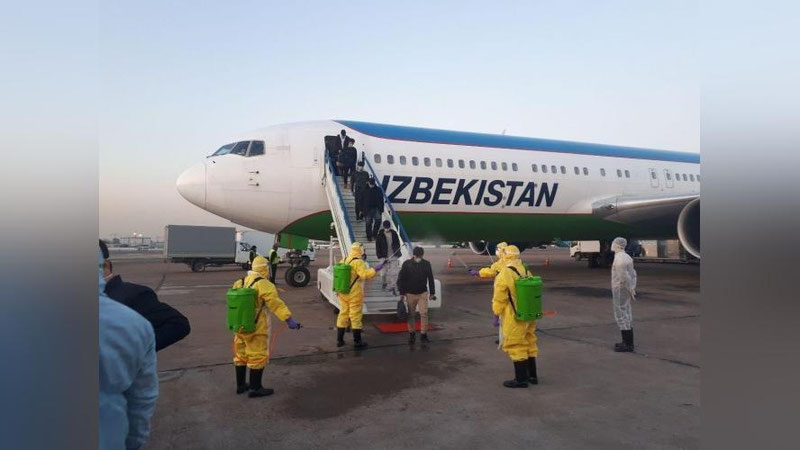 'Tailanddan 257 nafar O`zbekiston fuqarosi charter reys bilan olib kelinib, Farg`onada karantinga olindi (video)'ning rasmi
