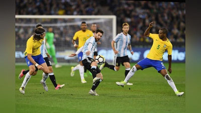 'Аргентина кичик ҳисобда Бразилияни енгди (Видео)'ning rasmi
