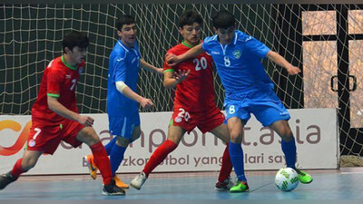'Futzal. O`zbekiston U-20 terma jamoasi ikkinchi o`yinda Tojikiston U-20 ni mag`lub etdi'ning rasmi
