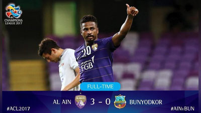 'ОЧЛ–2017. “Бунёдкор” сафарда “Ал-Айн”га мағлуб бўлди ва мусобақани тарк этди'ning rasmi