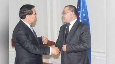 'Jahon va Xitoy Fanlar akademiyalari prezidenti Innovasion rivojlanish vazirligiga tashrif buyurdi'ning rasmi