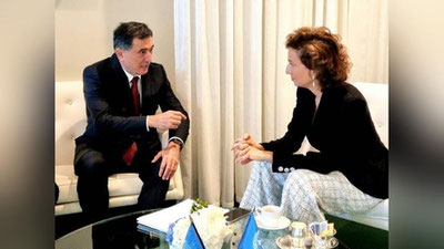 Изрображение 'В Нью-Йорке прошла встреча глав МИД Узбекистана и ЮНЕСКО'