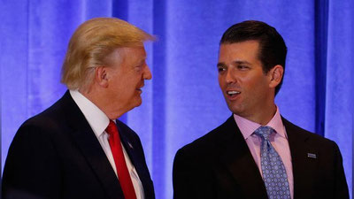 Изрображение 'ТРАМП-МЛАДШИЙ НАПОМНИЛ ЗВЕЗДАМ ОБ ИХ ОБЕЩАНИИ ПОКИНУТЬ США'