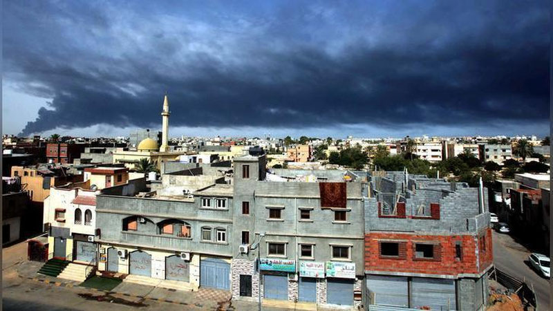 'Liviya poytaxtida mahbuslar ommaviy ravishda qamoqdan qochdi'ning rasmi