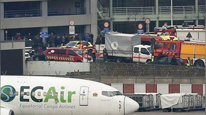 Изрображение 'Серия терактов в аэропорту и метро Брюсселя'