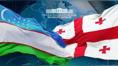 'Prezident Shavkat Mirziyoev Gruziya Prezidentini qutladi'ning rasmi