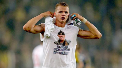 Изрображение 'Тарасов заплатит 300 тысяч евро за футболку с Путиным'