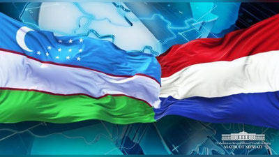 'Prezident Niderlandiya Qirolini muborakbod etdi'ning rasmi