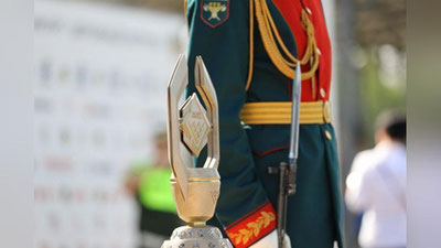 'Mudofaa vazirligi Harbiy avtomobil nazorati xodimlari "ArMI—2018"da ishtirok etmoqda'ning rasmi