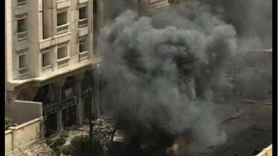 'Мисрдаги портлаш оқибатида полициячи ҳалок бўлди (Фото)'ning rasmi