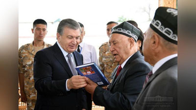'Shavkat Mirziyoev askarlarning ma`naviy tayyorgarligiga e`tibor qaratdi'ning rasmi