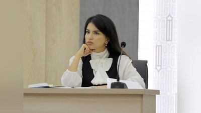 Изрображение 'Саида Мирзиёева представила проект Постановления о пресс-службах'