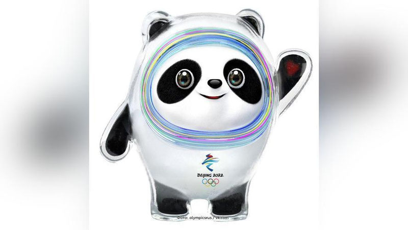 Изрображение 'Китай представил талисманы зимних Олимпийских игр в Пекине'