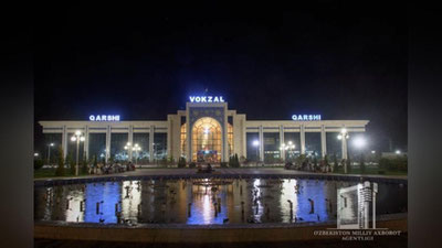 'Fotoreportaj: Qarshi shahrining tungi jozibasi'ning rasmi