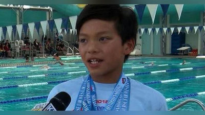 '23 karra olimpiada chempionining rekordi 10 yoshli bolakay tomonidan yangilandi (Video)'ning rasmi