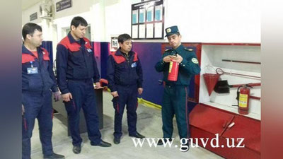 '“TOShKENT DEU” KORXONASI YoNG`IN XAVFSIZLIGI TARG`IBOTLARI NIShONIDA'ning rasmi