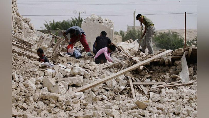 'ERONDA ZILZILA OQIBATIDA 140 NAFARDAN ZIYoD, IROQDA — 6 KIShI HALOK BO`LDI'ning rasmi