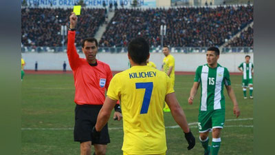 'Ўзбекистонлик футболчи 2 ўйинга четлатилди хақоратли имо-ишора учун 2 ўйинга четлатилди'ning rasmi