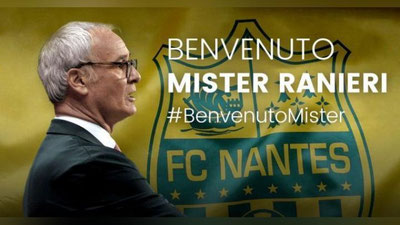 'Расман: Клаудио Раньери “Нант” бош мураббийига айланди'ning rasmi