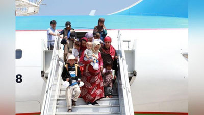 'Yaqin Sharqdagi qurolli mojarolar hududida yashagan vatandoshlar O`zbekistonga qaytarildi'ning rasmi