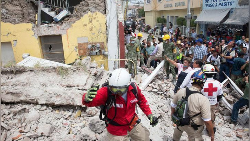 '​MEKSIKADA YaNA ZILZILA SODIR BO`LDI'ning rasmi