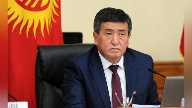 'O`ZBEKISTON PREZIDENTI QIRG`IZISTONNING SAYLANGAN PREZIDENTINI TABRIKLADI'ning rasmi