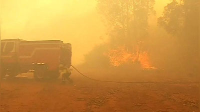 'TABIIY YoNG`IN TUFAYLI LOS-ANJELESDA FAVQULODDA HOLAT TARTIBI E`LON QILINDI'ning rasmi