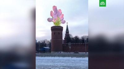 '8 март муносабати билан Кремль минорасида гуллар очилиб,тарихий обидалар жонланди (Видео)'ning rasmi