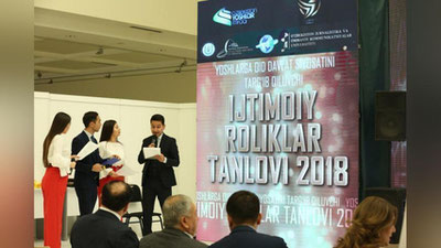 '“Ijtimoiy roliklar” tanlovi g`oliblari taqdirlandi'ning rasmi