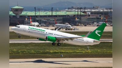 Изрображение 'Turkmenistan Airlines приостановила полеты в Москву из-за «воздушной обстановки»'