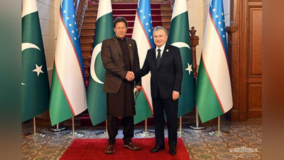 Изрображение 'В Пекине прошла встреча Президента Узбекистана и Премьер-министра Пакистана'