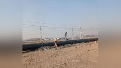 Изрображение 'В Ташкенте завершается строительство нового газопровода'