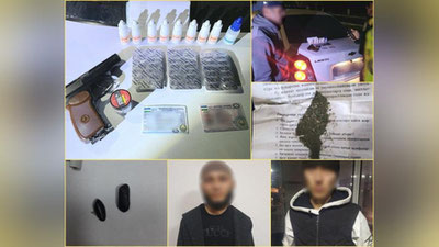 'Пневматик қурол, гиёҳвандлик ва психотроп дори воситаларни олиб юрган шахслар қўлга олинди'ning rasmi