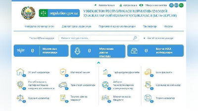 '​Regulation.gov.uz portalida aholining ijtimoiy himoyaga muhtoj qatlami ro`yxati shakllantirilmoqda'ning rasmi