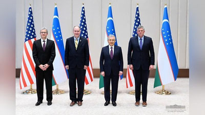 Изрображение 'Президент Узбекистана принял конгрессменов из США'