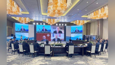 Изрображение 'В Ташкенте приняли план строительства железной дороги «Мазари-Шариф– Кабул– Пешавар» (видео)'