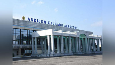 '“Andijon Xalqaro aeroporti” bir yil tanaffusdan so`ng faoliyatini tikladi'ning rasmi