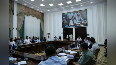 'O‘zLiDePda Sankt-Peterburg bilan navbatdagi onlayn-konferensiya bo`lib o`tdi'ning rasmi