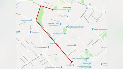 Изрображение 'В СВЯЗИ С ЗАБЕГОМ В ЧЕСТЬ 8 МАРТА В ТАШКЕНТЕ ОГРАНИЧАТ ДВИЖЕНИЕ ТРАНСПОРТА'