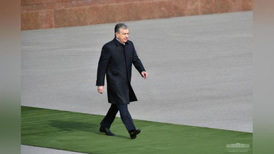 Изрображение 'Президент Узбекистана отбыл в Хорезм'