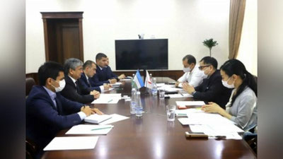 'Veterinariya va chorvachilikni rivojlantirish davlat qo`mitasi raisi JICAning O`zbekistondagi vakolatxonasi rahbari bilan uchrashdi'ning rasmi