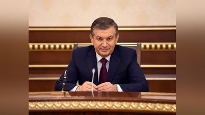 '​Президент Шавкат Мирзиёев янги элчиларнинг ишонч ёрлиқларини қабул қилди'ning rasmi